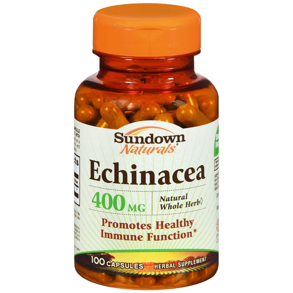 Sundown Naturals Echinacea 400 mg Capsules - 100 CP