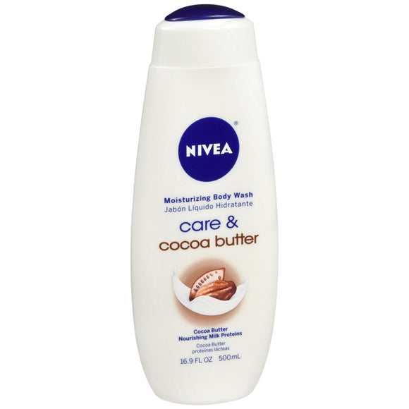 NIVEA Moisturizing Body Wash Care & Cocoa Butter - 16.9 OZ