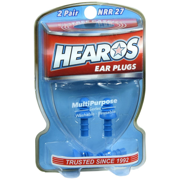 Hearos Multi-Purpose Series Ear Plugs NRR 27 - 2 PR