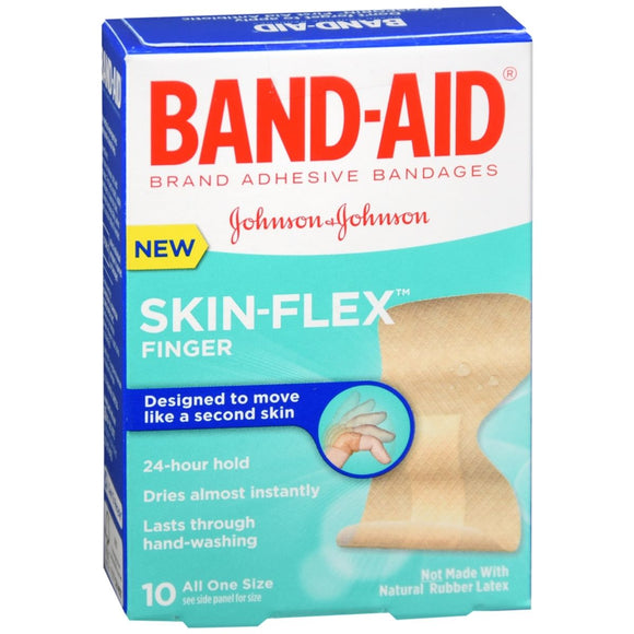 Band-Aid Skin-Flex Bandages Finger - 10 EA