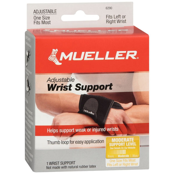 Mueller Adjustable Wrist Support Moderate 6290 - 1 EA