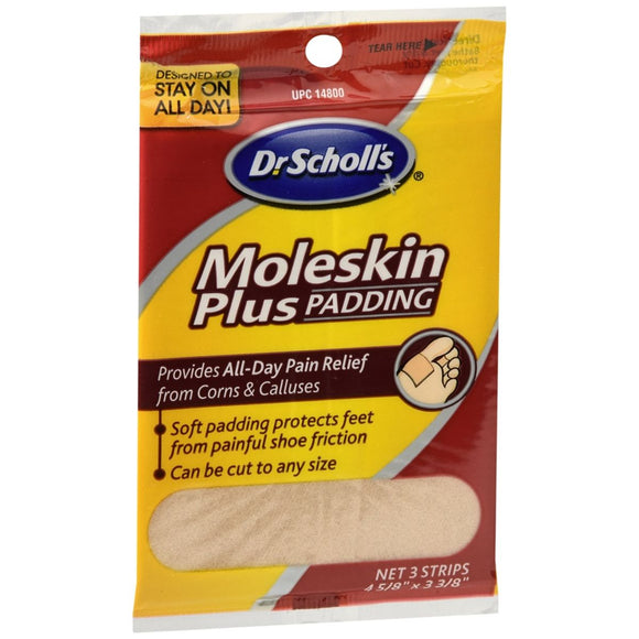 Dr. Scholl's Moleskin Plus Padding 3 EA
