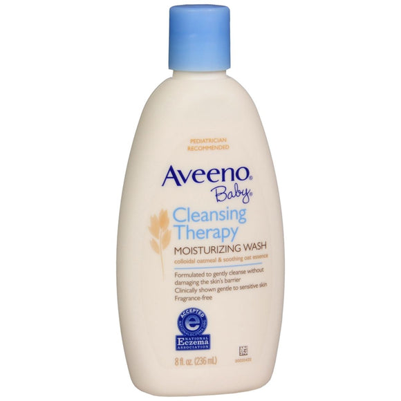 AVEENO Baby Cleansing Therapy Moisturizing Wash - 8 OZ
