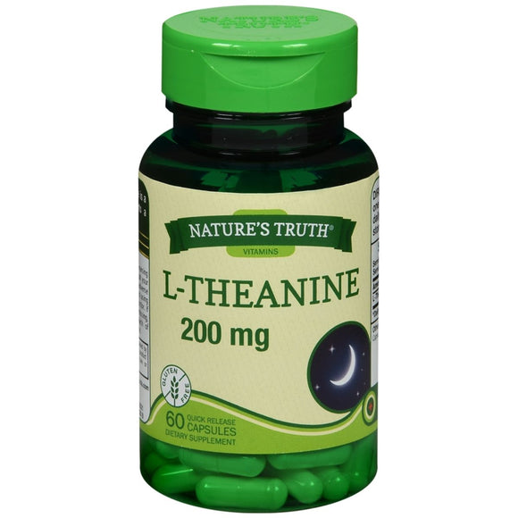 Nature's Truth L-Theanine 200 mg Dietary Supplement Capsules - 60 CP