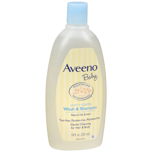 AVEENO Baby Wash & Shampoo Lightly Scented - 18 OZ