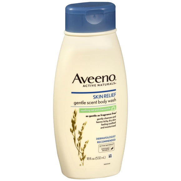AVEENO Active Naturals Skin Relief Gentle Scent Body Wash - 18 OZ