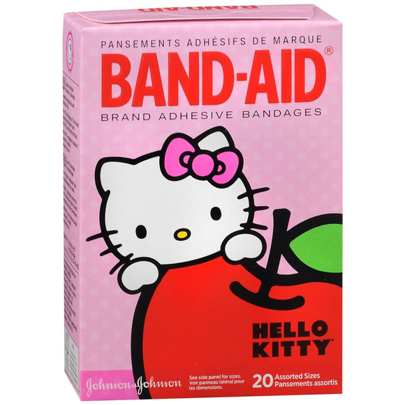 BAND-AID Bandages Hello Kitty Assorted Sizes - 20 EA