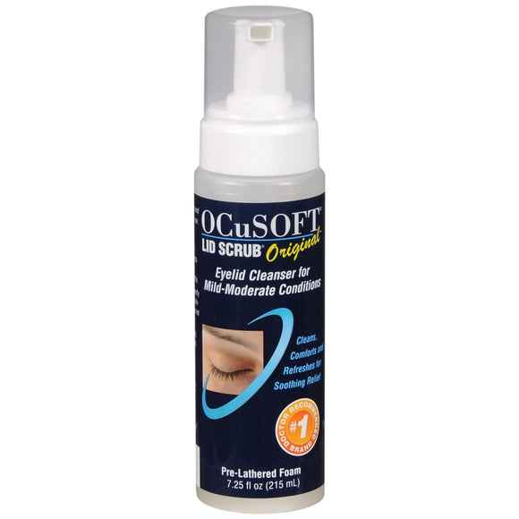OCuSOFT Lid Scrub Original Foaming Eyelid Cleanser - 7.25 OZ