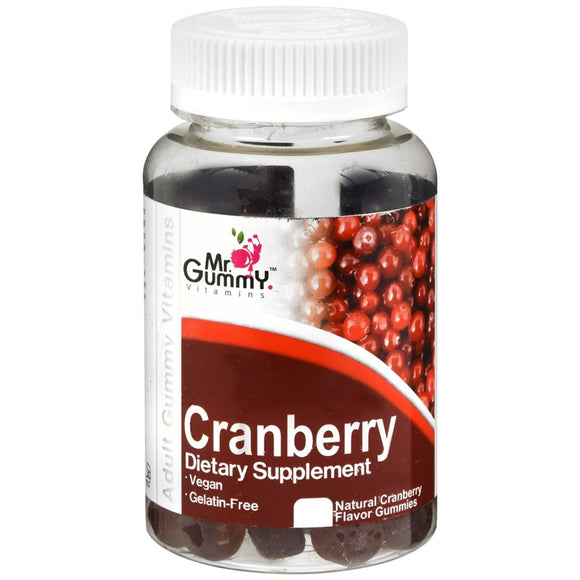 Mr. Gummy Cranberry Dietary Supplement Gummies 60 EA