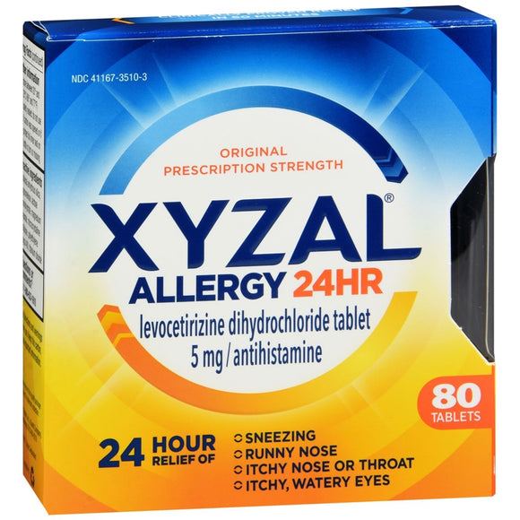 Xyzal Allergy 24 HR Tablets - 80 TB