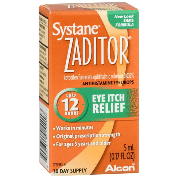 Zaditor Eye Itch Relief Antihistamine Eye Drops - 5 ML