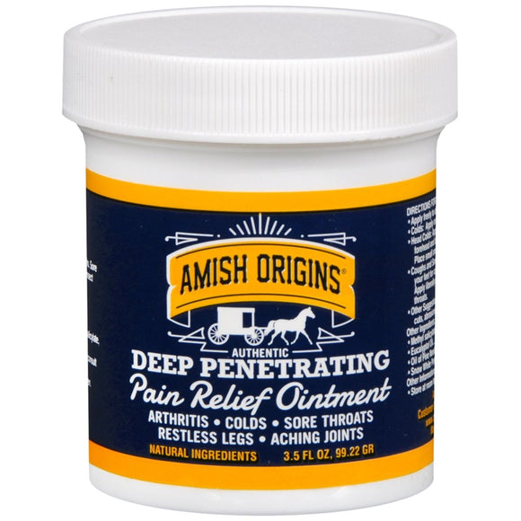 Amish Origins Deep Penetrating Pain Relief Ointment - 3.5 OZ