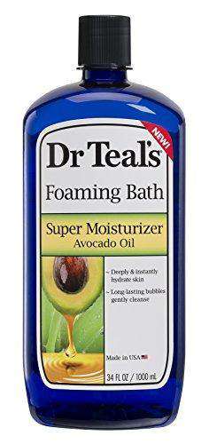 Dr Teals Foaming Bath, Super Moisturizer Avocado, 34 fl oz