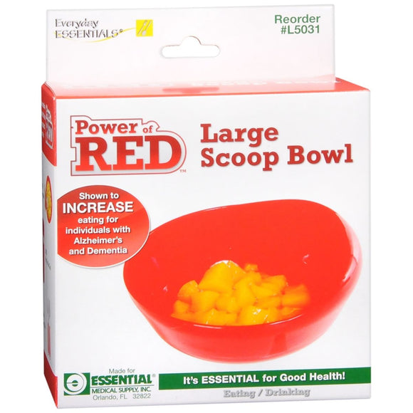 Essential Medical Supply Everyday Essentials Power of Red Large Scoop Bowl - 1 EA