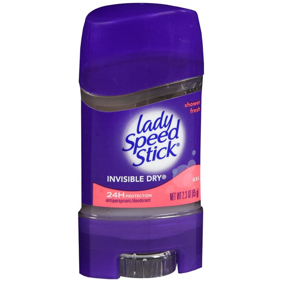 Lady Speed Stick Invisible Dry Antiperspirant/Deodorant Gel Shower Fresh - 2.3 OZ