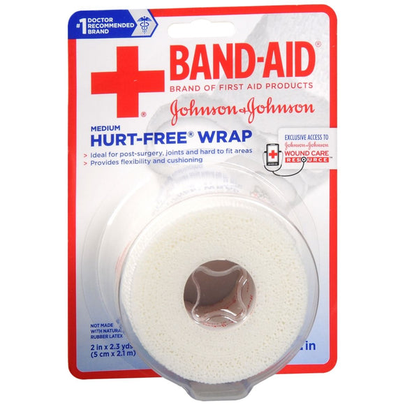 BAND-AID Hurt-Free Wrap Medium 2 in - 2.3 YD