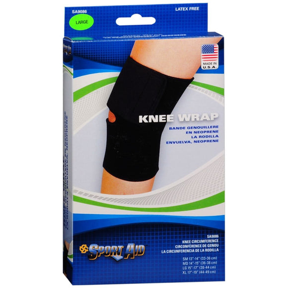Sport Aid Knee Wrap Large 1 EA