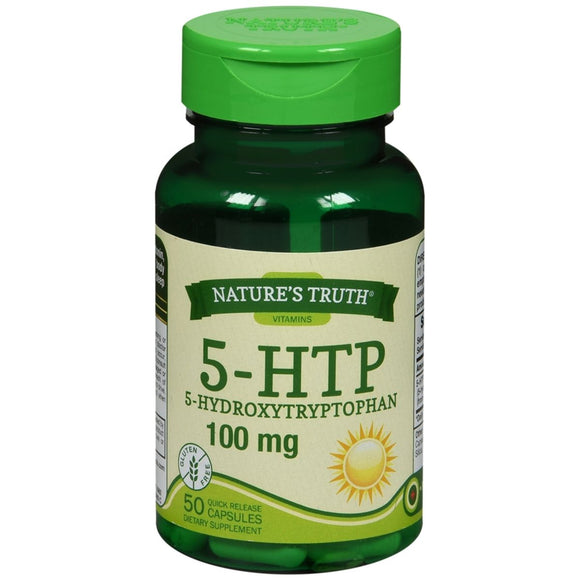 Nature's Truth 5-HTP 100 mg Dietary Supplement Capsules - 50 CP