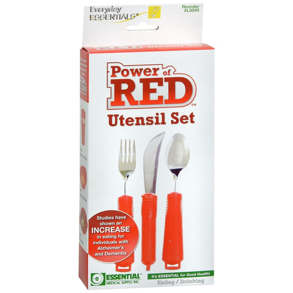 Essential Medical Supply Everyday Essentials Power of Red Utensil Set - 1 EA
