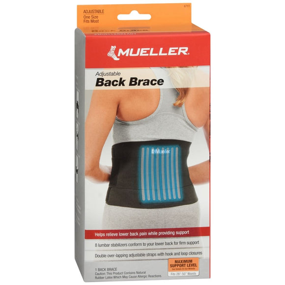 Mueller Adjustable Back Brace One Size 6711 - 1 EA