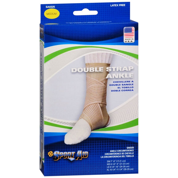 Sport Aid Double Strap Ankle Support MD 1 EA
