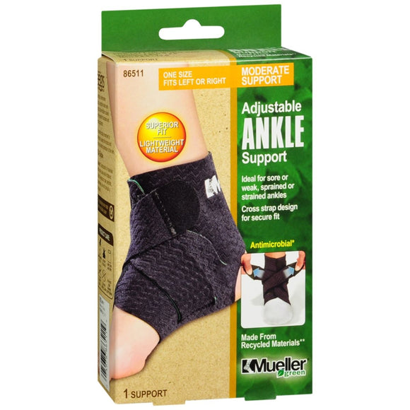 Mueller Green Adjustable Ankle Support One Size 86511 - 1 EA