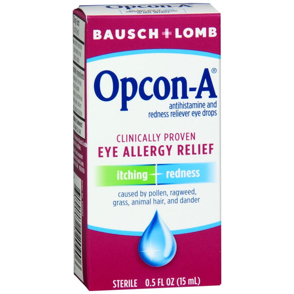 Bausch + Lomb Opcon-A Eye Drops - 0.5 OZ