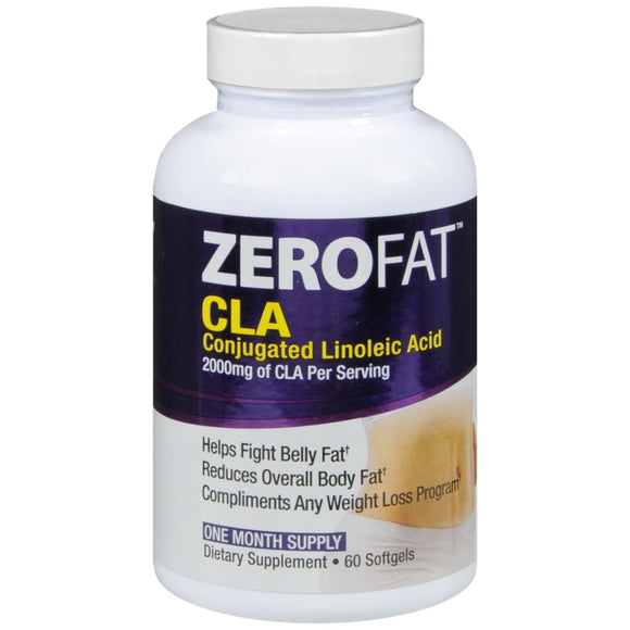 ZeroFat CLA 2000 mg per Serving Softgels - 60 CP