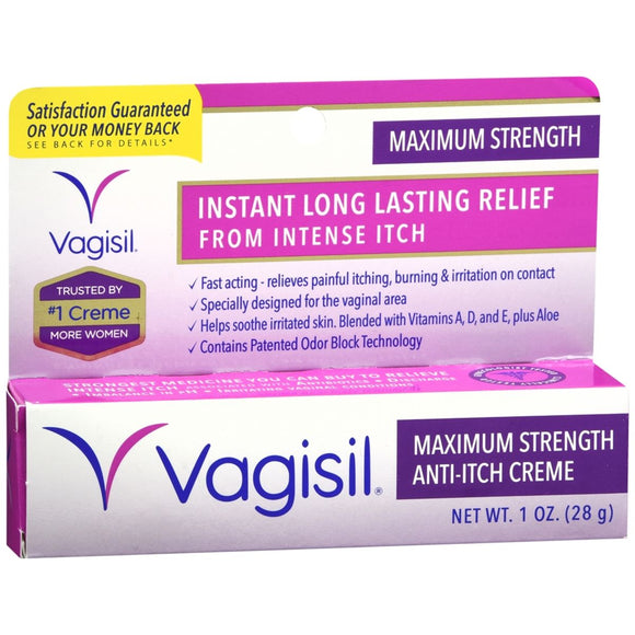 Vagisil Anti-Itch Creme Maximum Strength - 1 OZ