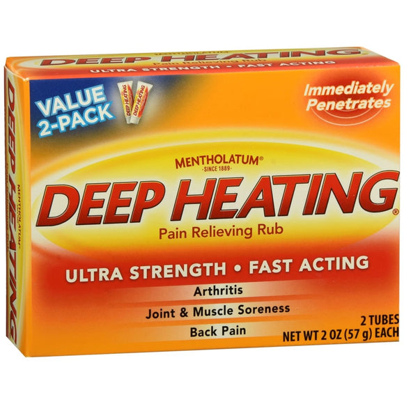 Mentholatum Deep Heating Pain Relieving Rub - 4 OZ