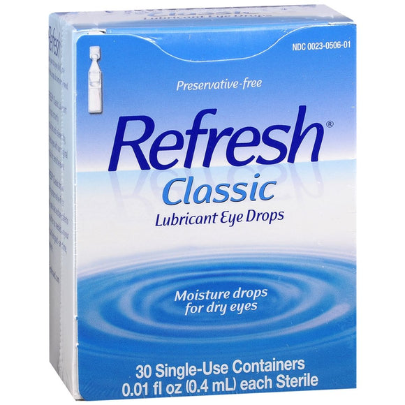 REFRESH Classic Lubricant Eye Drops Single-Use Containers - 30 EA