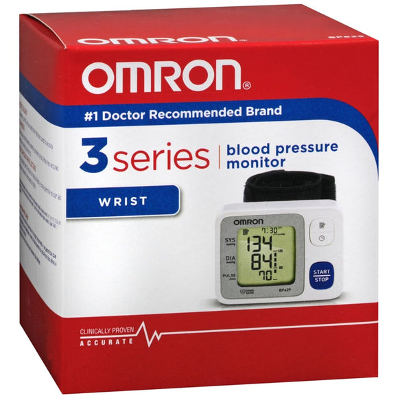 Omron 3 Series Blood Pressure Monitor Wrist BP629 - 1 EA