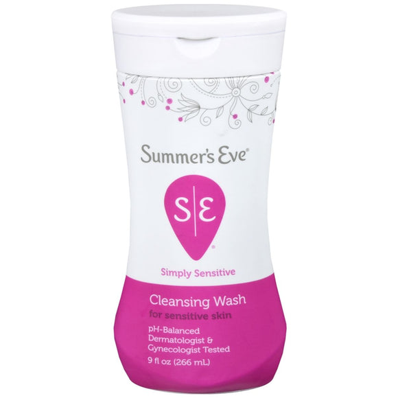 Summer's Eve Cleansing Wash Simply Sensitive - 9 OZ