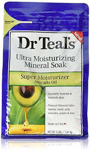 Dr. Teal's Ultra Moisturizing Mineral Soak Super Moisturizer with Avocado Oil, 3 Pound