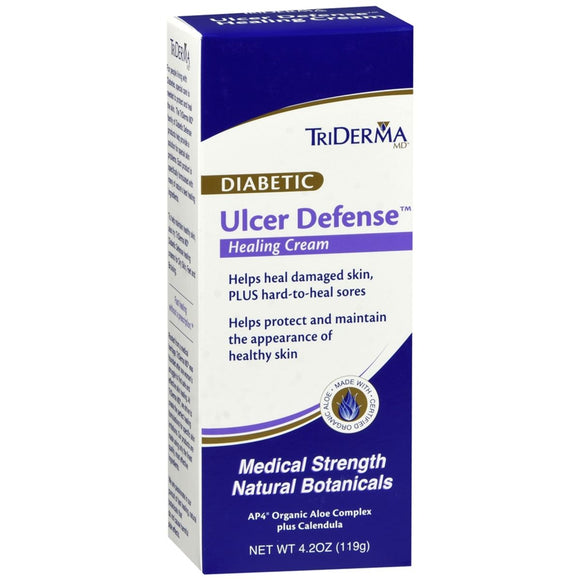 TriDerma MD Diabetic Ulcer Defense Healing Cream - 4.2 OZ