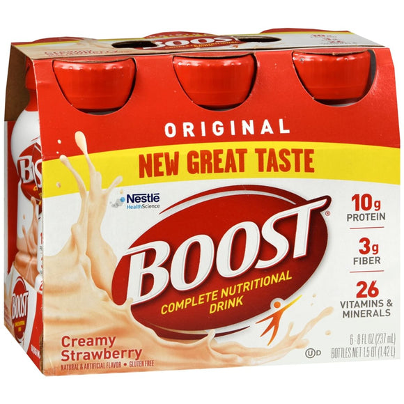 BOOST Original Complete Nutritional Drink Creamy Strawberry - 48 OZ