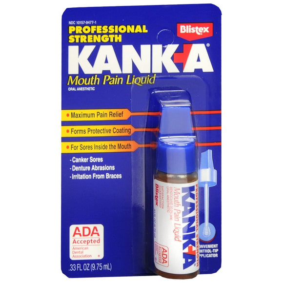 Kank-A Mouth Pain Liquid Professional Strength - 0.33 OZ