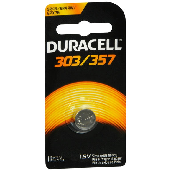Duracell Silver Oxide Battery Watch/Electronic 1.5 Volt 303/357 - 1 EA