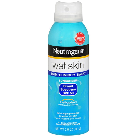 Neutrogena Wet Skin Sunscreen Spray SPF 50 - 5 OZ