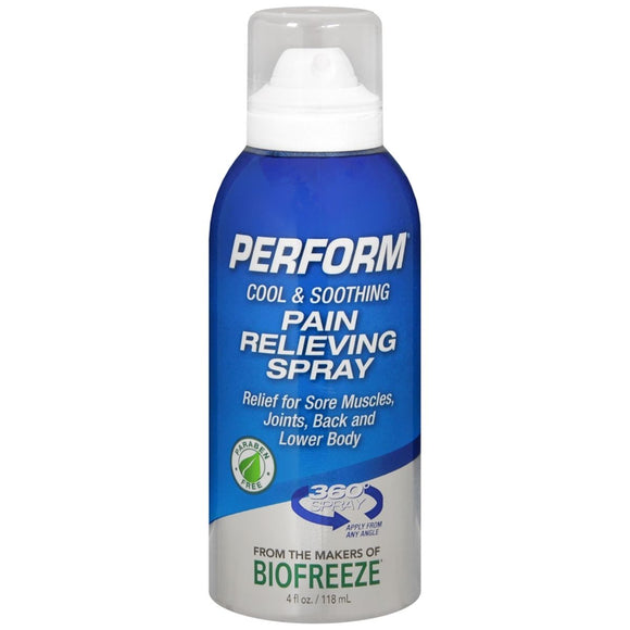 PERFORM Cool & Soothing Pain Relieving Spray - 4 OZ