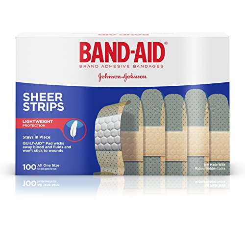 Band-Aid Comfort-Flex Sheer Adhesive Bandages 100 EA