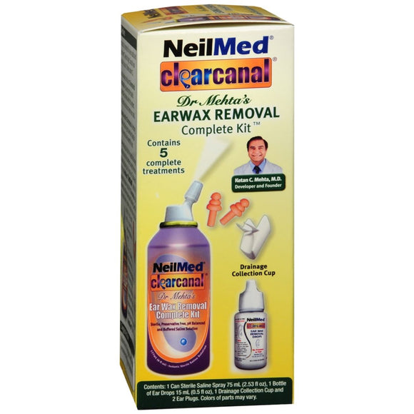 NeilMed ClearCanal Dr. Mehta's Earwax Removal Kit - 75 ML