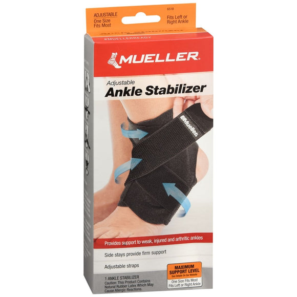 Mueller Adjustable Ankle Stabilizer One Size Fits Most 6518 - 1 EA