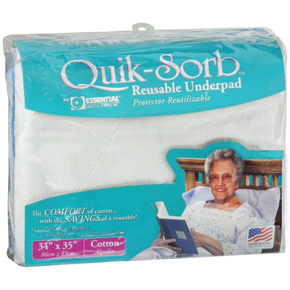 Essential Medical Supply Quik-Sorb Reusable Underpad 34