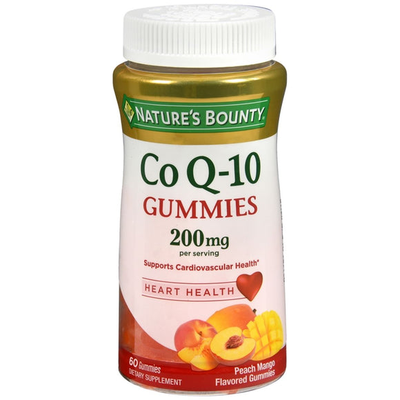 Nature's Bounty Co Q-10 200 mg Dietary Supplement Gummies Peach Mango - 60 EA