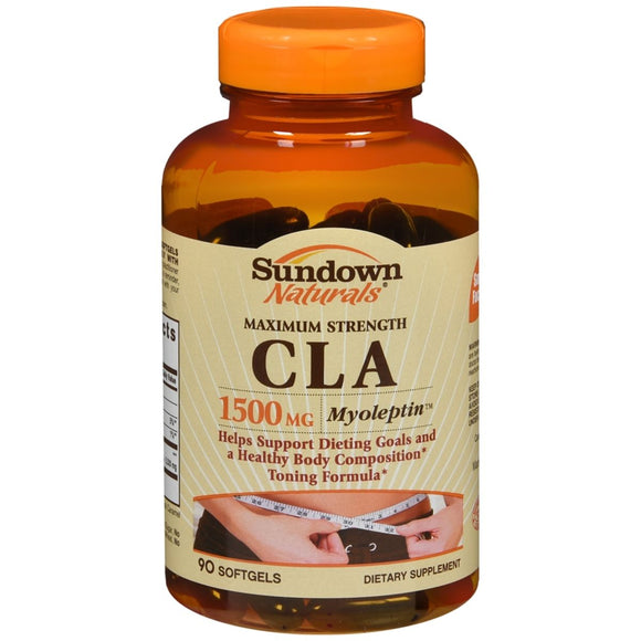 Sundown Naturals Maximum Strength CLA 1500 mg Dietary Supplement Softgels - 90 CP