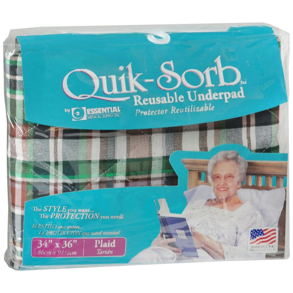Essential Medical Supply Quik-Sorb Reusable Underpad 34