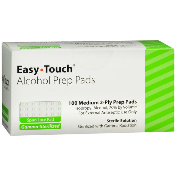 Easy Touch Alcohol Prep Pads 100 EA