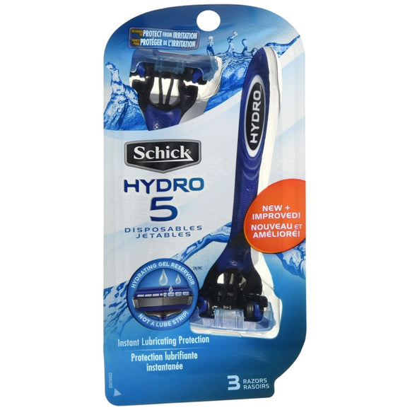 Schick Hydro 5 Disposable Razors - 3 EA