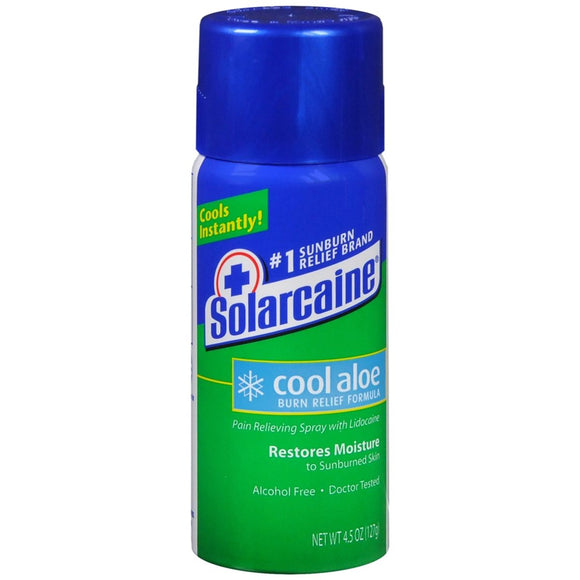 Solarcaine Cool Aloe Burn Relief Formula Spray - 4.5 OZ